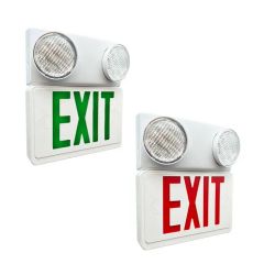 Adjustable LED Lamps Exit Emergency LED Light Combos Origin China Trademark None Battery Type Acid Model NO. 2025102701 Certification CE, RoHS - Image 3