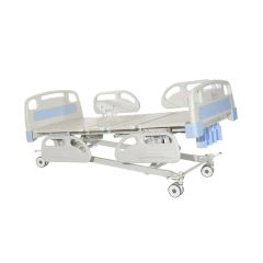 Ss Hospital Bed with Two Revolving Levers Origin China Condition New Folded Unfolded Trademark Bossay HS Code 94029000 Model NO. BS-728-1 - Image 4