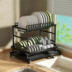 Kitchen Storage Rack Floor Standing Cookware Kitchen Supplies Appliances Storage - Image 6