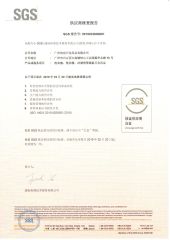 SGS certificate from Guangdong Jieyi Group Co., Ltd