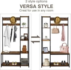 Specially Designed for Cross-Border Steel-Wood Structure Coat Racks - Image 4