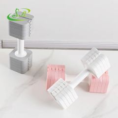 Home Gym Fitness 1-5kg Adjustable Weight ABS Square Dumbbell Set - Image 5