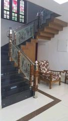 Silver Stainless Steel Round Stair Railing Modern No Color Silver Position Balcony Material Grade SS 304 Usage/Application - Image 6