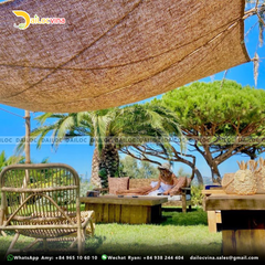 COCONUT FIBER COIR MAT TRIANGLE SUN SHADE SAILS FOR OUTDOOR SUNSHADE Model Number DLVN007 Ingredients coconut fiber Instruction for use outdoor garden shading - Image 3