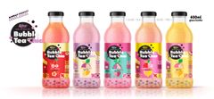 Free Sample Best Sell Bubble Tea 400Ml Bubble Tea Chia With Raspberry Dragon Fruit Black Tea Flavor - Image 6