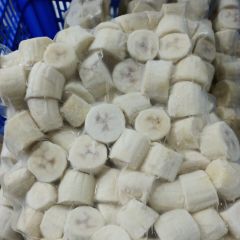 Banana frozen for sale sweet taste Banana peeled IQF process frozen banana for ice cream origin Vietnam for exporting - Image 5