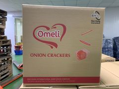 ONION FLAVOR CRACKER FROM VIETNAM- PAPER BOX 400GR - HIGH QUALITY SALTY THIN BISCUITS - 12 MONTH SHELF-LIFE - Image 5