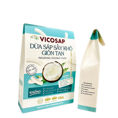 Freeze-Dried Macapuno Coconut Agricultural Vietnam Wholesale Vicosap Macapuno Coconut High Quality Dried Fruit Natural Chip – product photo 2, product detail gallery