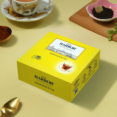 Old Harbor Assam Black Tea 100 Tea Bags with envelope Packaging box Form tea bags Place of Origin - Image 1
