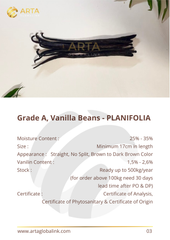 Grade A - Vanilla Beans - PLANIFOLIA – product photo 2, product detail gallery