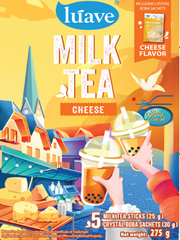 Lúave Cheese Instant Milk Tea Packaging Full - Image 1