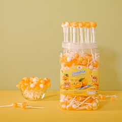 Best selling tasty Natural Orange flavour Lollipop candy from natural fresh fruits made in Vietnam manufacture - Image 2