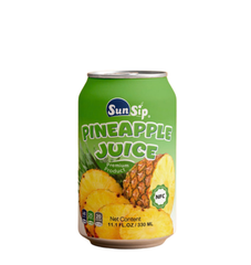SUNSIP FRUIT JUICE with Pineapple – 330ml short can Brand Name OEM/ODM Shelf Life 24 MONTH Packaging CAN - Image 1