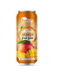 SUNSIP FRUIT JUICE with Mango – 500ml alu can Brand Name OEM/ODM Shelf Life 24 MONTH Packaging CAN - Image 1