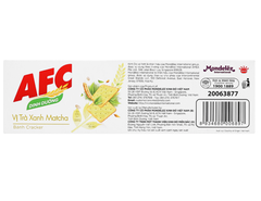 Biscuits AFC Matcha green tea cracker Nutrition Flavor Tea Taste sweet Type Cracker Shape Square Feature Normal Brand Name - Image 4
