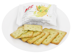Biscuits AFC Matcha green tea cracker Nutrition Flavor Tea Taste sweet Type Cracker Shape Square Feature Normal Brand Name - Image 6