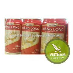 Halida Thang Long Beer 330ml Wholesale Color Light Weight (kg) 0.5 Packaging Details 330ml Can Tinned X 24 Type Lager Brand Name Halida - Image 1
