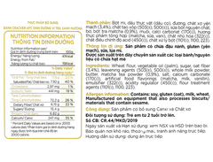 Biscuits AFC Matcha green tea cracker Nutrition Flavor Tea Taste sweet Type Cracker Shape Square Feature Normal Brand Name - Image 5