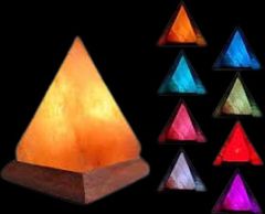 Himalayan USB Pyramid Salt Lamp - Image 1
