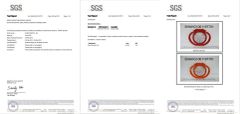 SGS certificate from Ningbo Great Industry Co., Ltd.