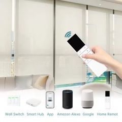 Automatic Window Blinds Remote Control Motorized Roller Blinds - Image 1
