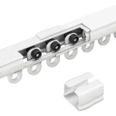 Wholesale Customized Classic American Style Surface Mount Single Layer Curtain Track - Image 2