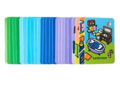 Colorful English Word Learning Early Education Cognitive Card Flash Card Playing Card - Image 4