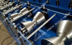 Colored Steel Ridge Tile Roll Forming Machine Roof Ridge Cap Making Machine Metal Ridge Cap Machine - Image 3