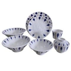 Hot Sale Tableware Plates Melamine Dinnerware Set for Business Gift - Image 1