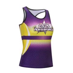 Wholesale Clothes High School Cheer Uniforms Dance Costumes Practice Tank Tops - Image 4