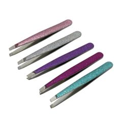 Make up Tools High Quality Applicator Stainless Slant Designed Eyebrow Tweezer - Image 4
