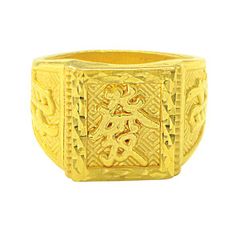 GOLD RING Grade AA Type RING Packaging BOX Material Brass Detail Embossed Finish Polished Warranty Five-year Style Slip-on Style - Image 4