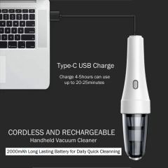 12V Charging Handheld Strong Suction Car Vacuum Cleaner Portable - Image 4