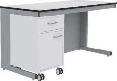 Modern Industrial Double Workbench Steel Lab Table 10Y Warranty MOQ100 Custom - Image 5