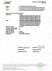 SOR certificate from Shantou Cy Hobby Toy Factory