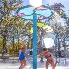 Factory Direct Sales Popular Water Spray Toys Spinning Waterfall Water Play Sketch Equipment - Guangzhou Hongxing Water Park Equipment Co., Ltd.