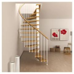 Staircase Delicate Good-Looking Library Decor Customized Spiral Stairs - Image 5
