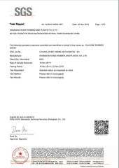 FDA test certificate from Shanghai Runzi Rubber And Plastic Co., Ltd.