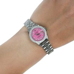 Rolex Datejust 69174 26mm Love Pink Diamond Dial Steel Gold Women's Watch (BOSSLADY ONLY) - Image 4