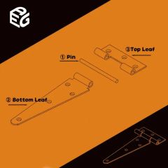 Factory Direct Delivery Iron Gate Hardware Hinge for Doors and Windows - Image 4