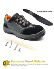 Mens Safety Boots for Engineers with Protection Steel Toe Cap - Image 6