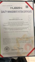 ISO Certification certificate of Jiangsu Korop Auto Parts Co., Ltd. – certificate photo, supplier certificates section