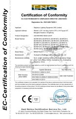 CE1 certificate from Guangzhou Brightsun Lighting Electronic Co., Ltd