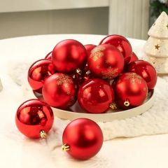 New Design Plastic Balls Tree Hanging Christmas Decoration Balls Ornaments - Image 6