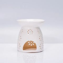 Little Flower Pattern Incense Smoke Furnace Aromatherapy Oil Diffuser for Home Scents - Image 1