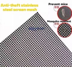 American Standard Black Powder Coated Wire Mesh Insect Screen for Door/Window - Image 5