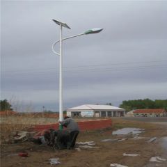 10m LED Solar Street Lights Charging Time (H) 8 Color Temperature Warm White Lamp Source LED Lamp /Sodium Light/Metal Halide Lamp - Image 1