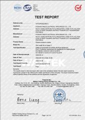 IEC 61000 certificate from Foshan Free Electric Appliances Co., Ltd