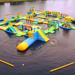 Bouncia 150 People Outdoor Floating Inflatable Water Park Games Manufacturer - GUANGZHOU BOUNCIA INFLATABLES LIMITED