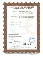 CE Certification for LED SMD SMT Reflow Soldering Oven Machine certificate from Dongguan ICT Technology Co.,Ltd.